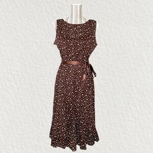Sandra Darren Polka Dot Dress